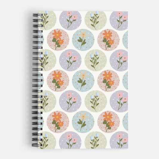 Floral Circles Notebook