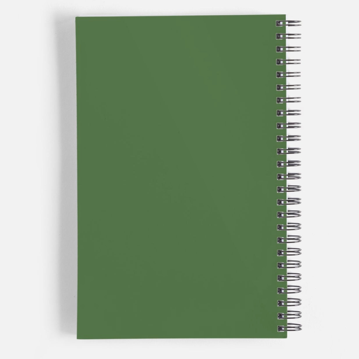 Green Floral Notebook