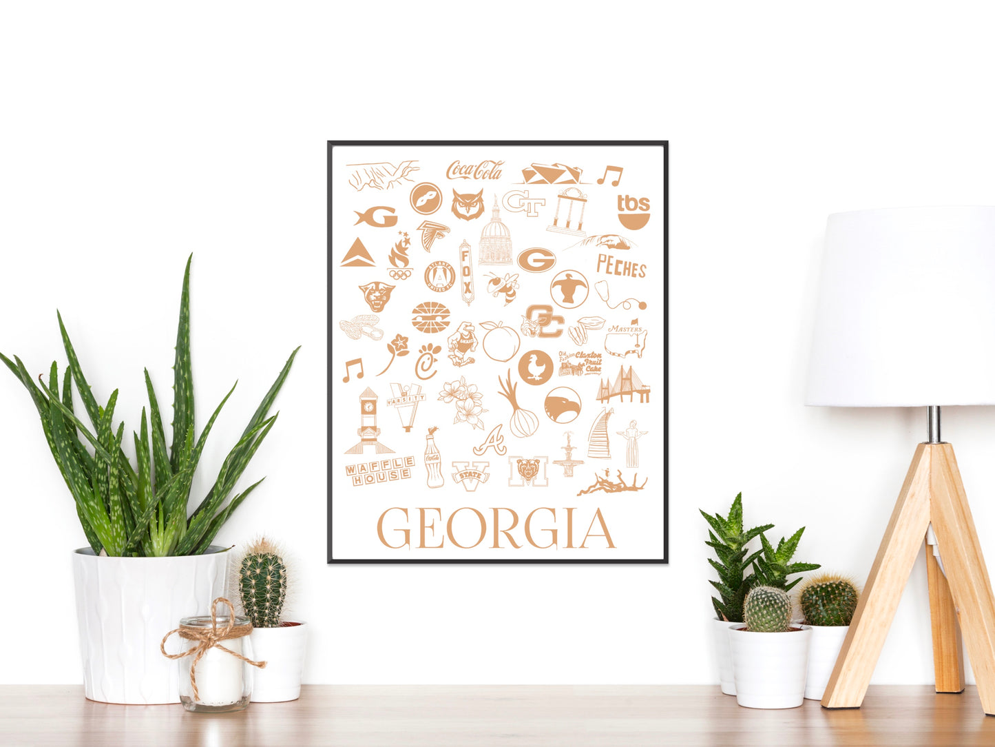 Georgia Icons Print