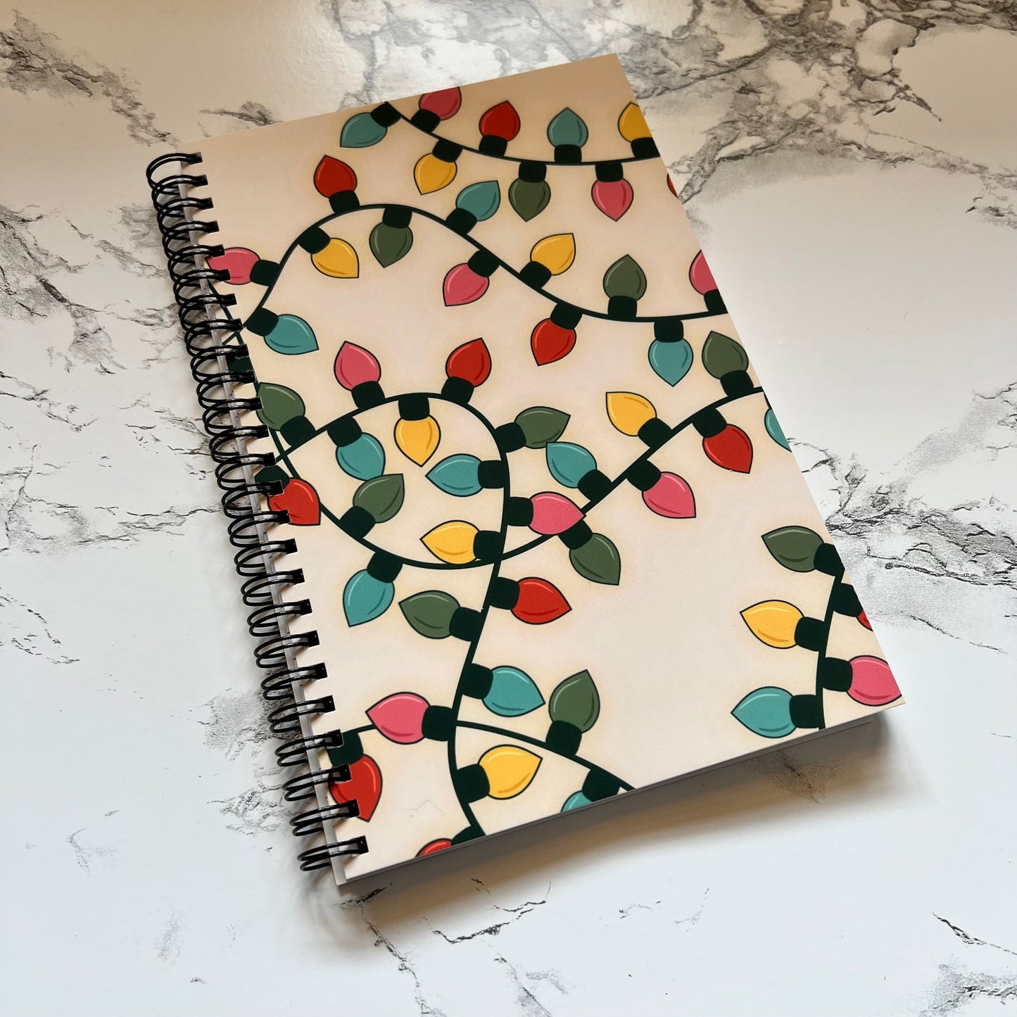 Christmas Lights Notebook