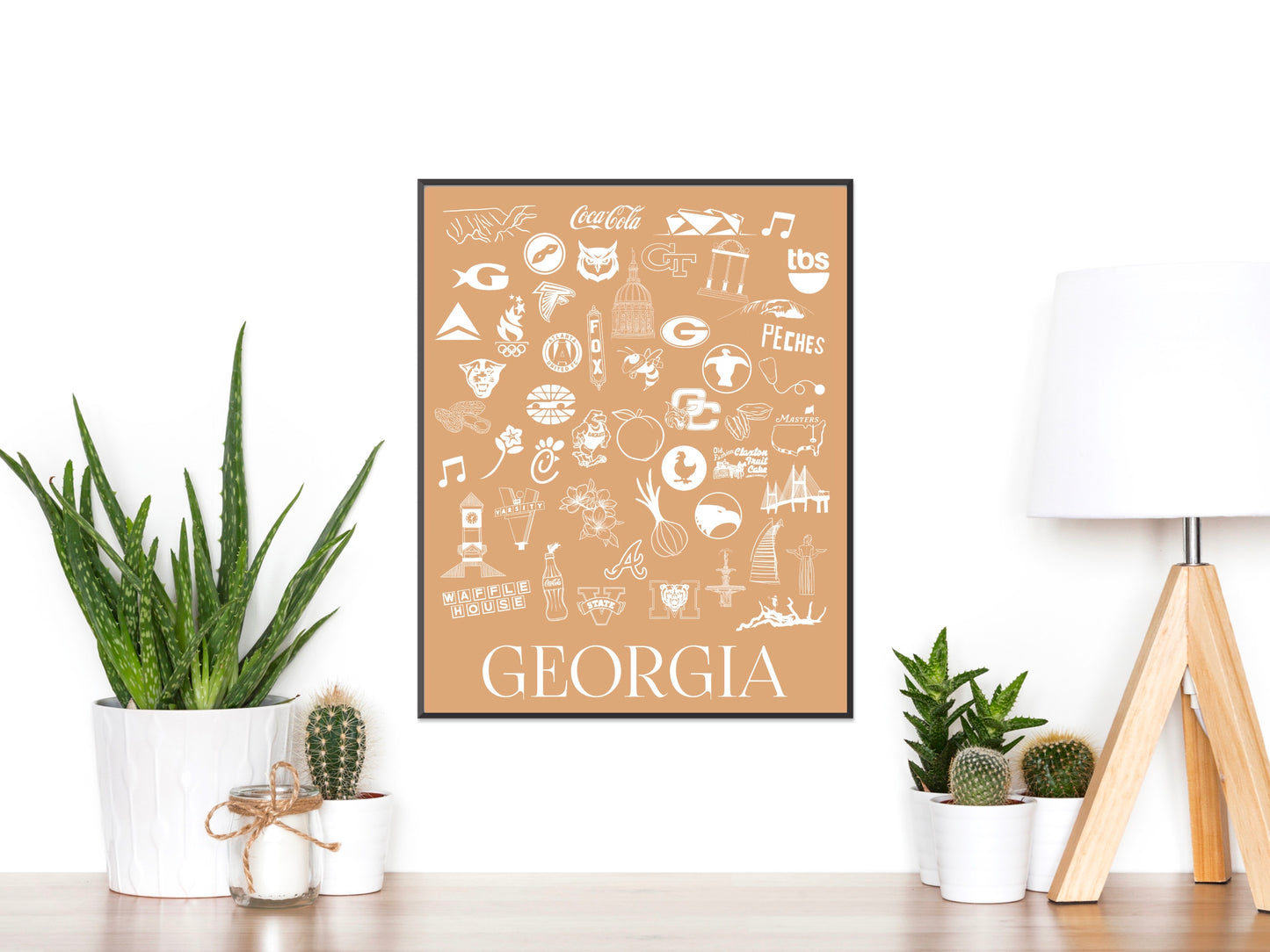 Georgia Icons Print