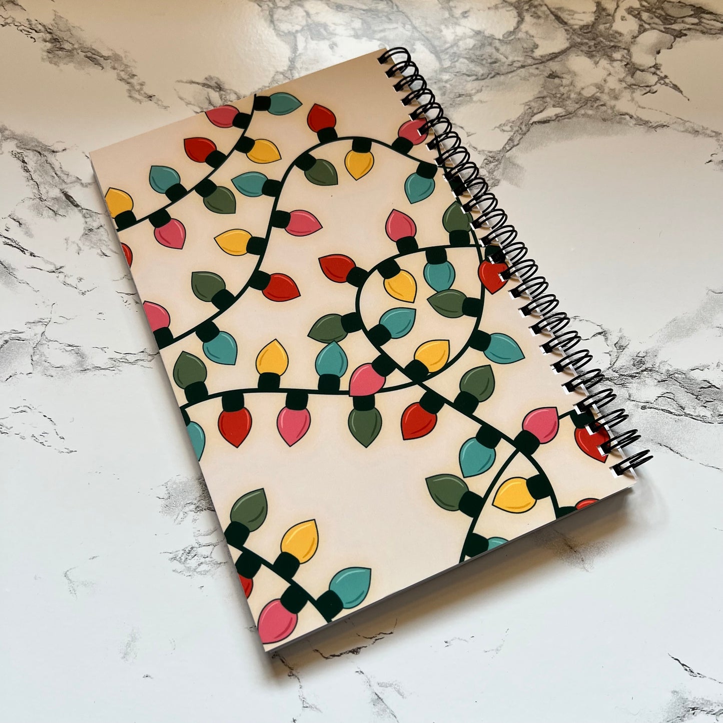 Christmas Lights Notebook