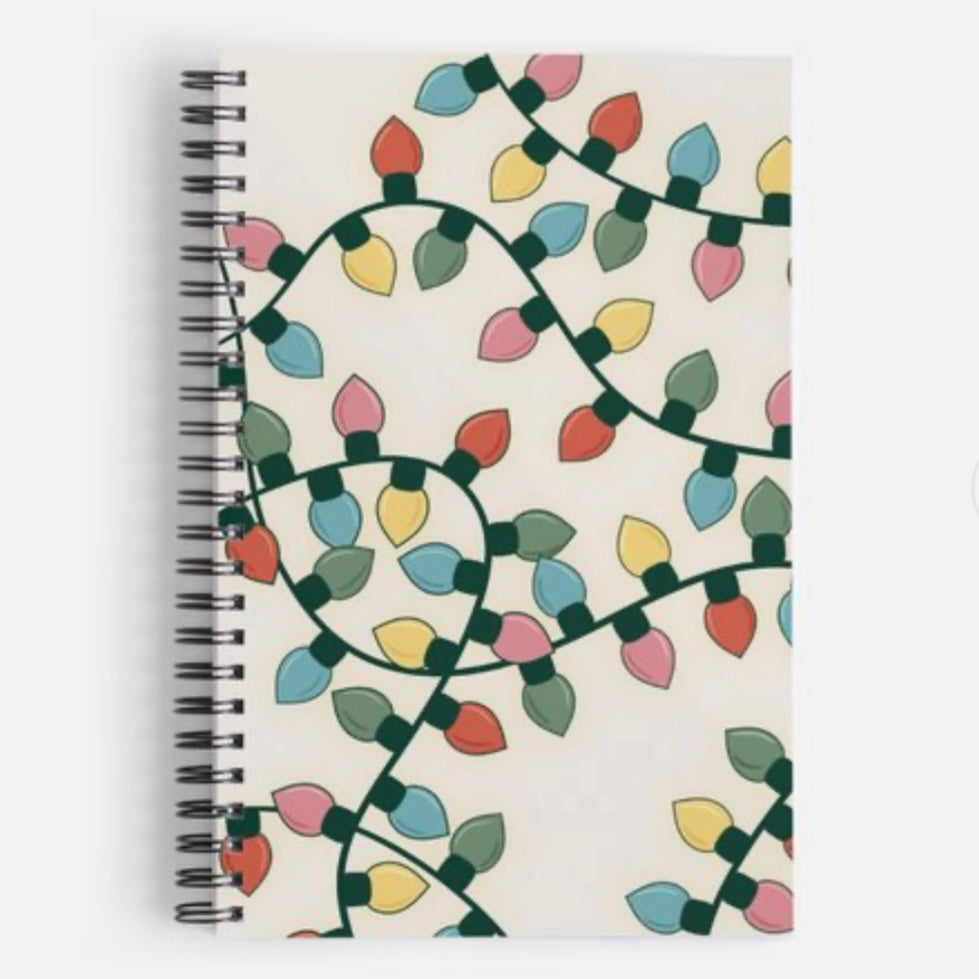 Christmas Lights Notebook