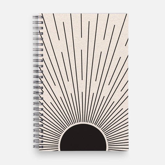 Abstract Sun Notebook