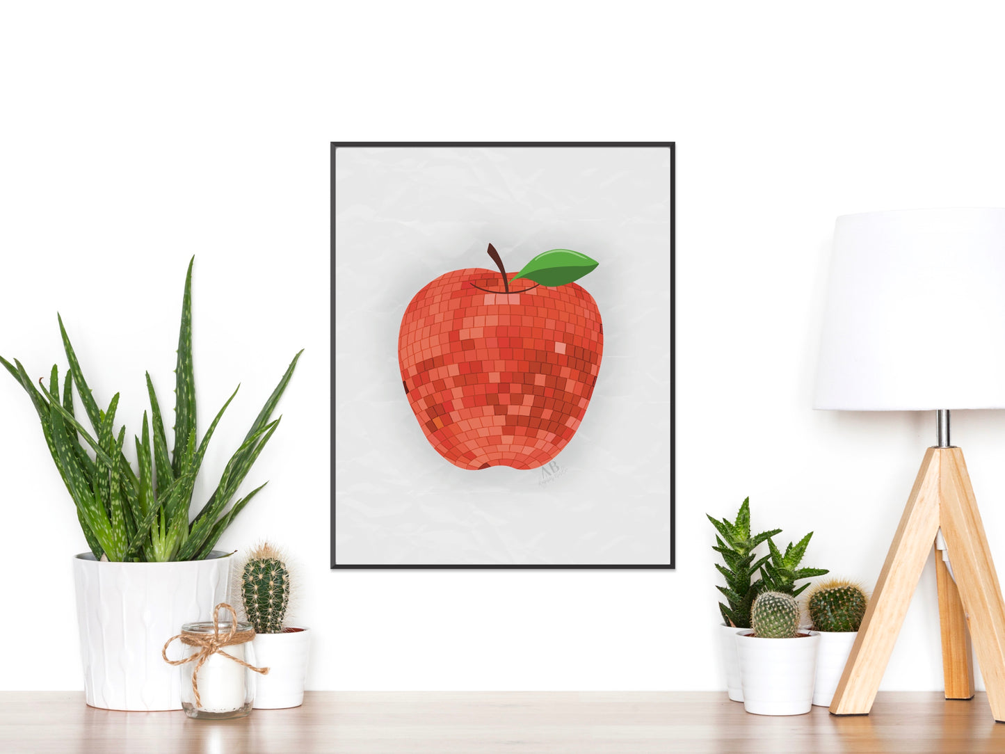 Disco Apple Print