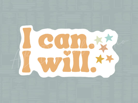 I Can. I Will.