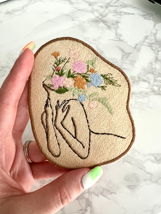 Floral Design #6 Iron-On Patch