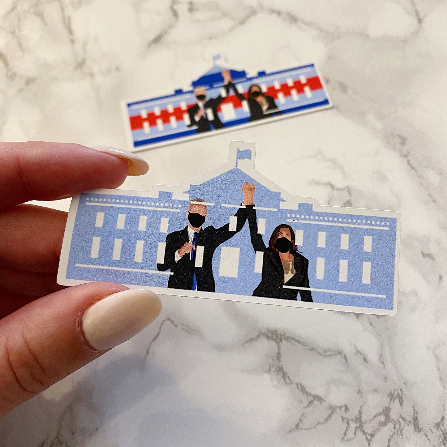 Biden Harris White House Sticker