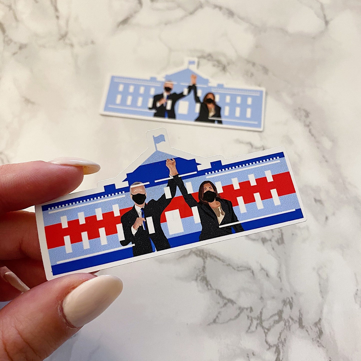 Biden Harris White House Sticker