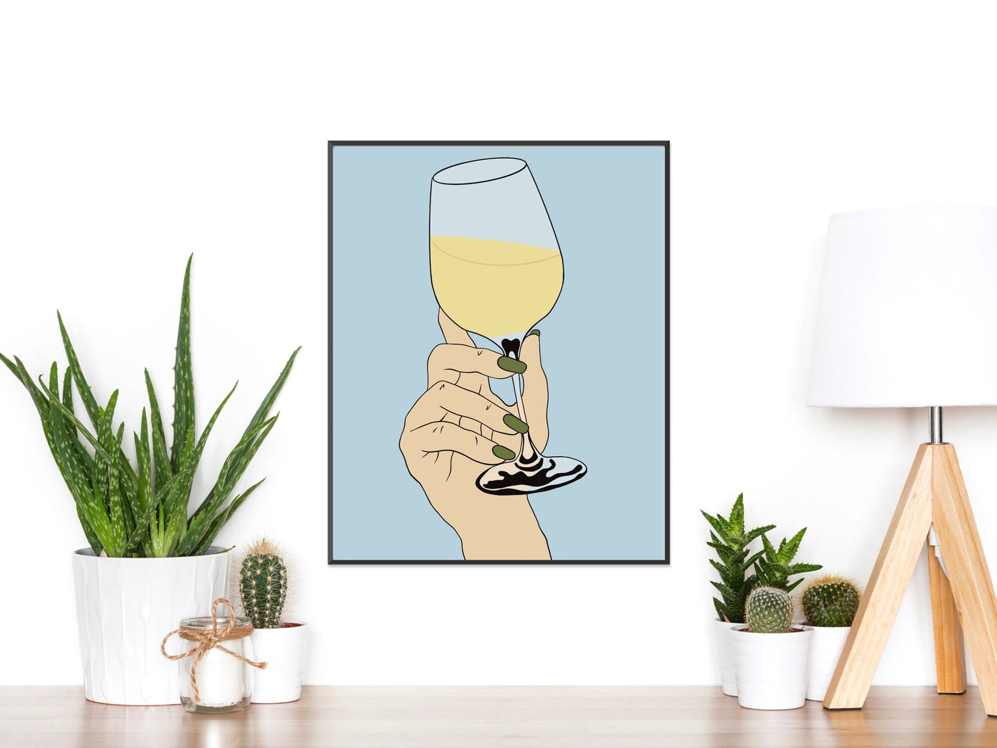 Wine Glass Print