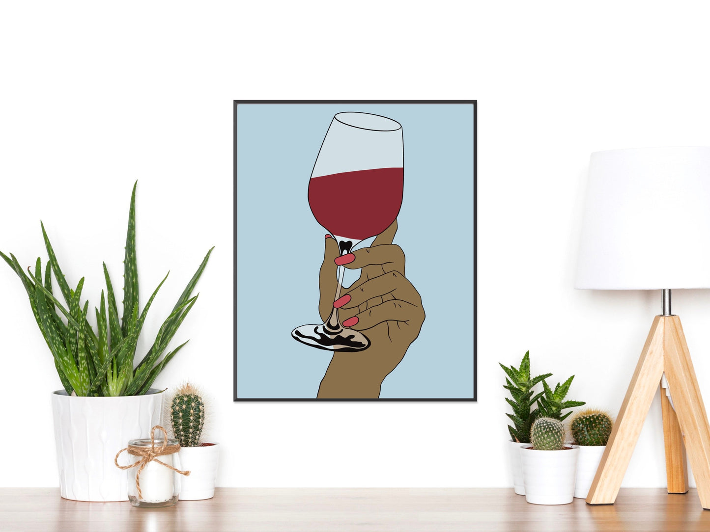 Wine Glass Print