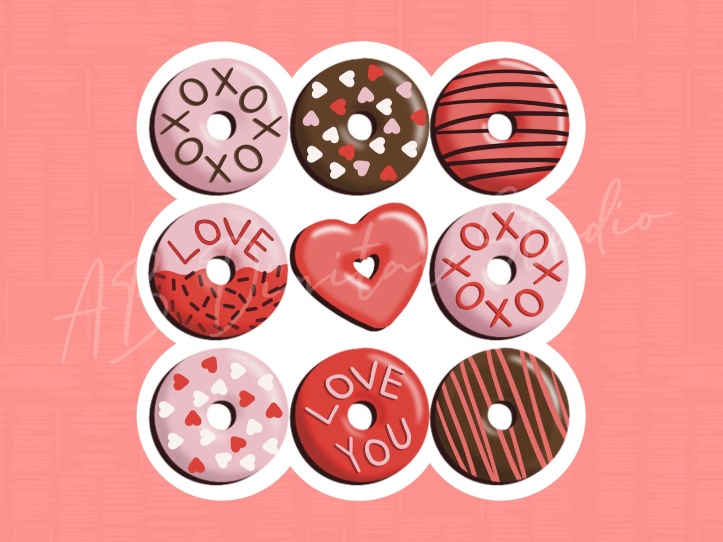 Donuts Sticker