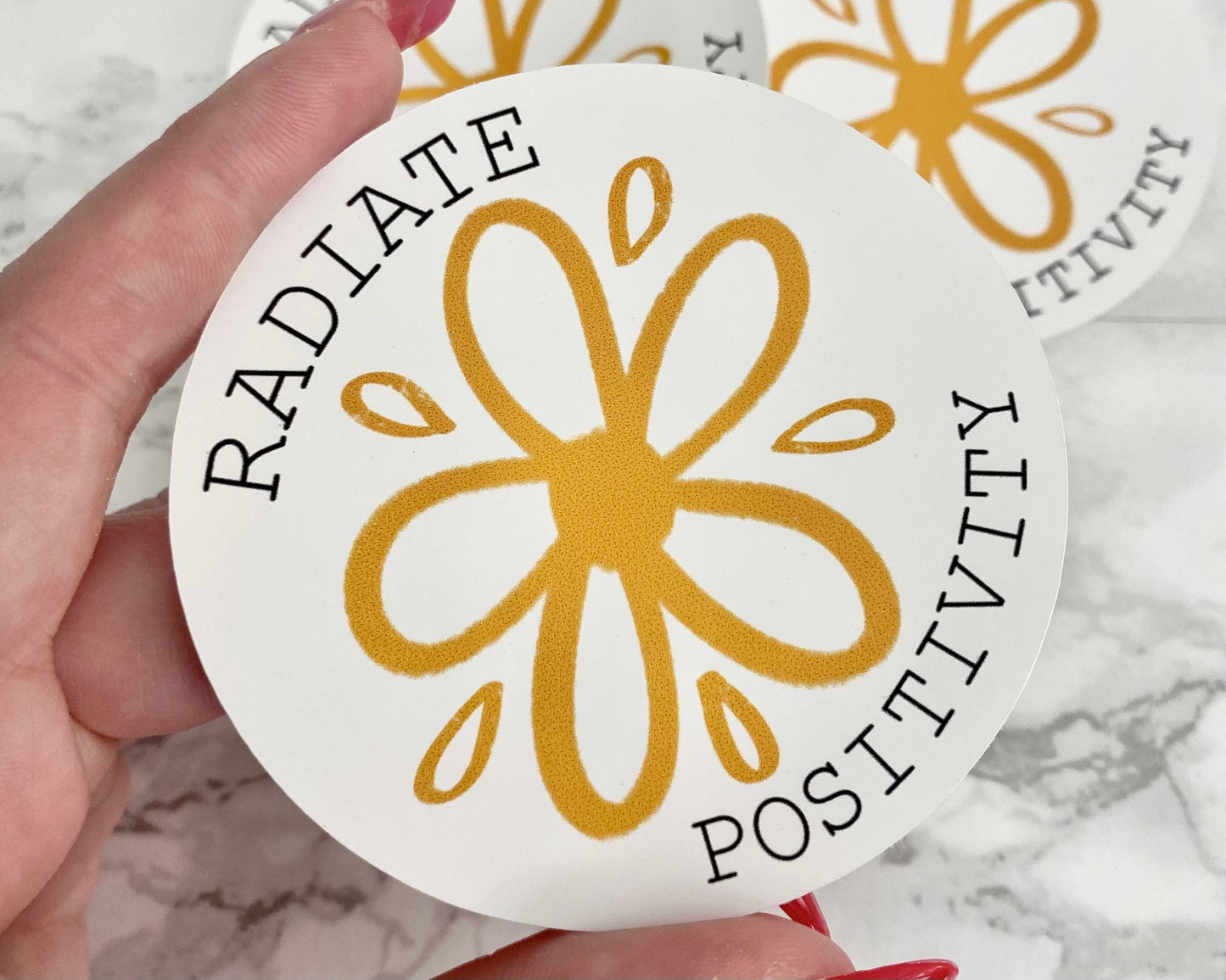 Radiate Positivity Sticker