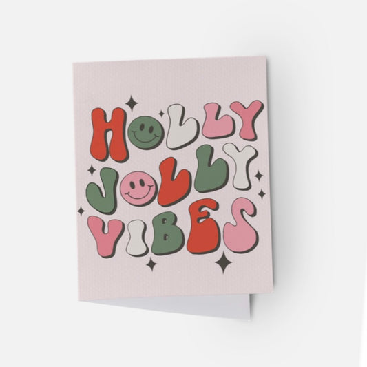 Holly Jolly Vibes Card