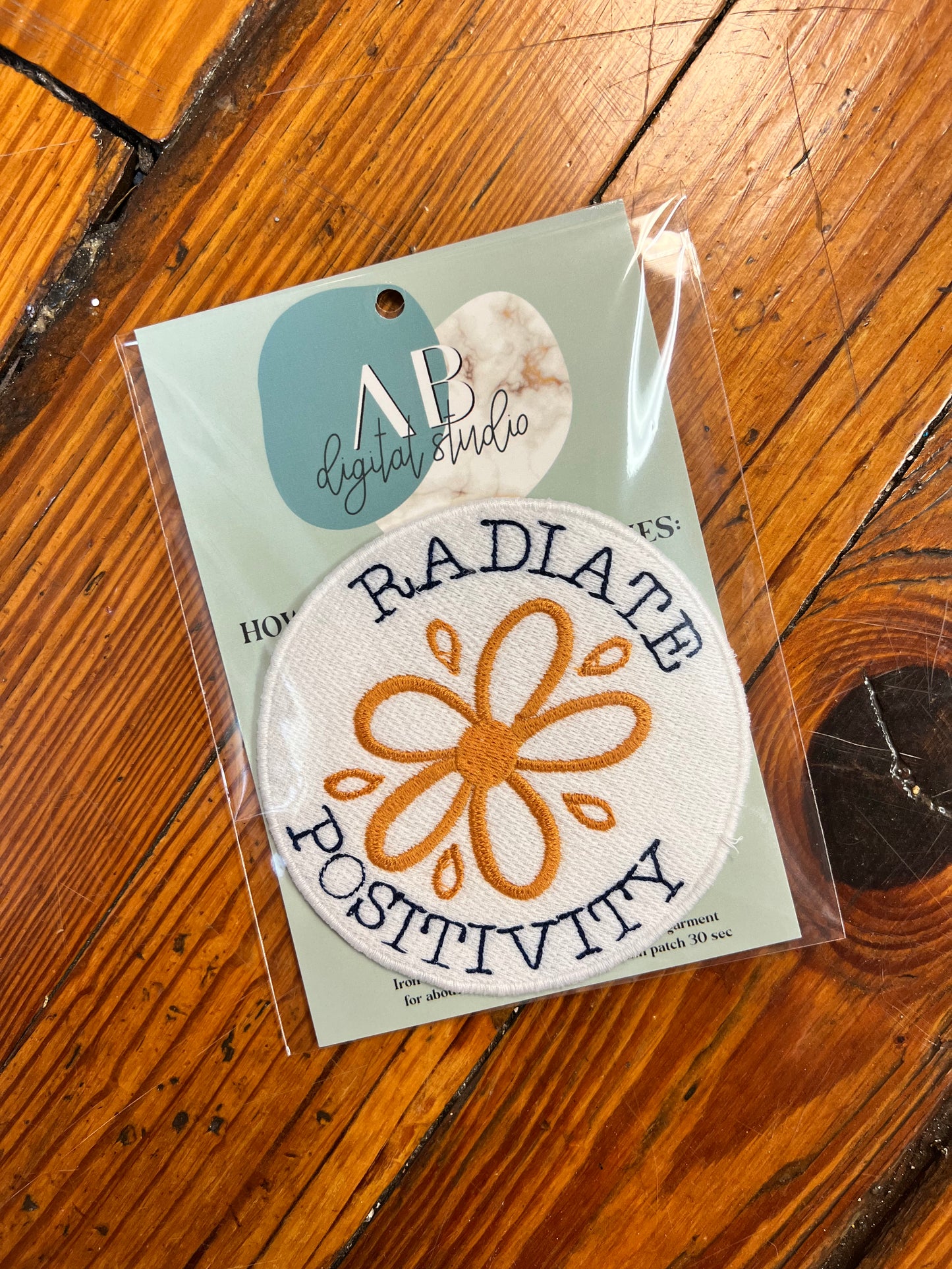 Radiate Positivity Iron-On Patch