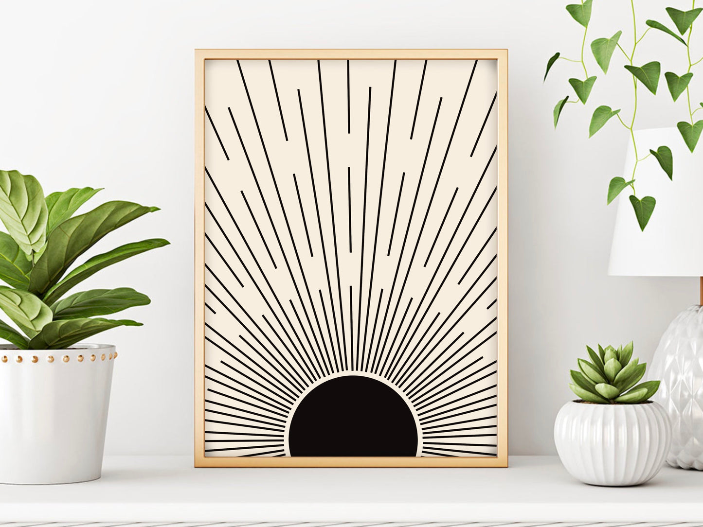 Abstract Sun Print