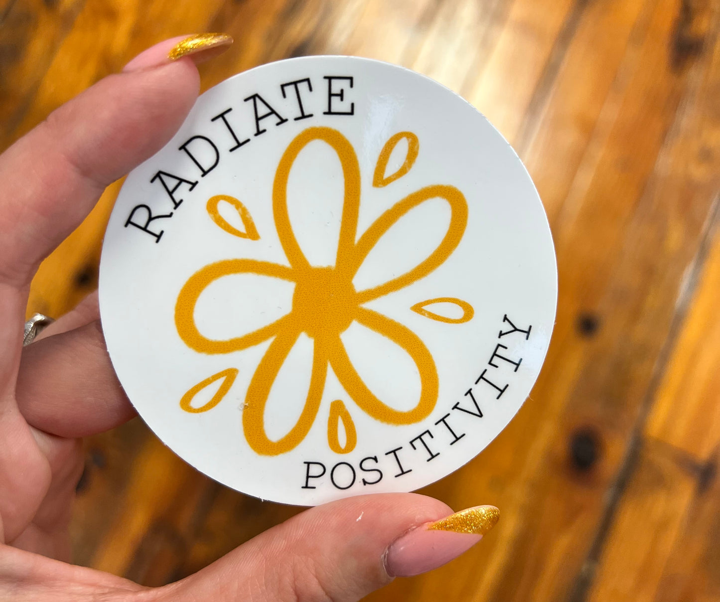 Radiate Positivity Sticker