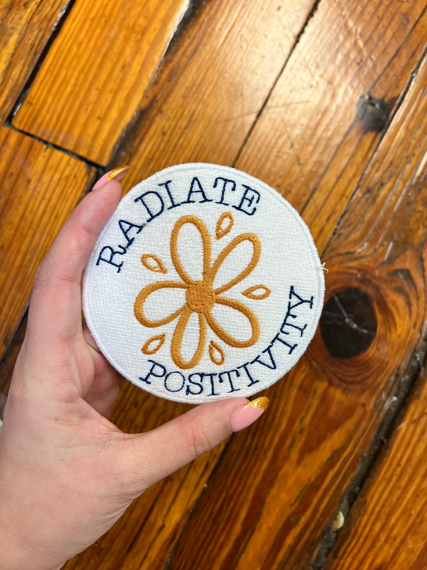 Radiate Positivity Iron-On Patch